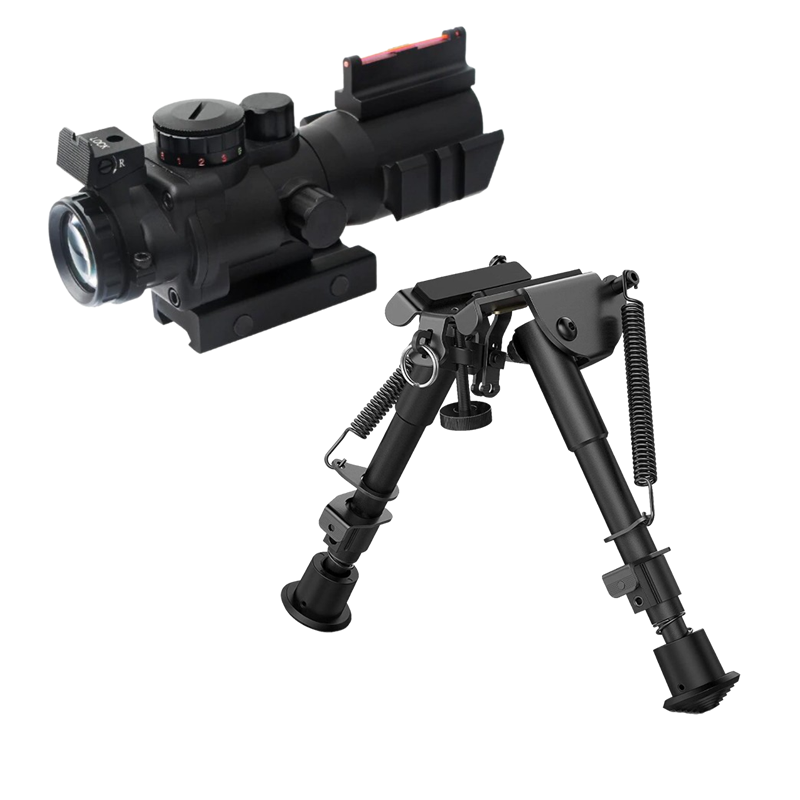 4X32 Tactical Rifle Scope and an Adjustable Butterfly Rifle Stand Buy