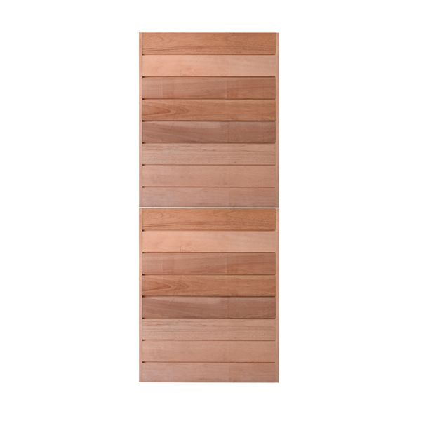 Meranti Horizontal Solid Stable Door