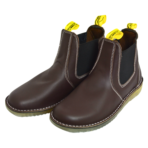 Strassbergers Yellowback Men's Boot Slip On Crazy Horse Dark