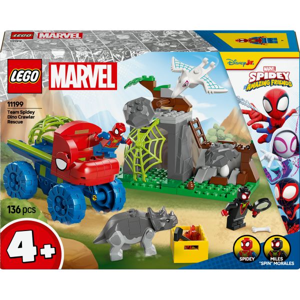 LEGO® Marvel Spidey And His Amazing Friends Team Spidey Dino Crawler Rescue 11199