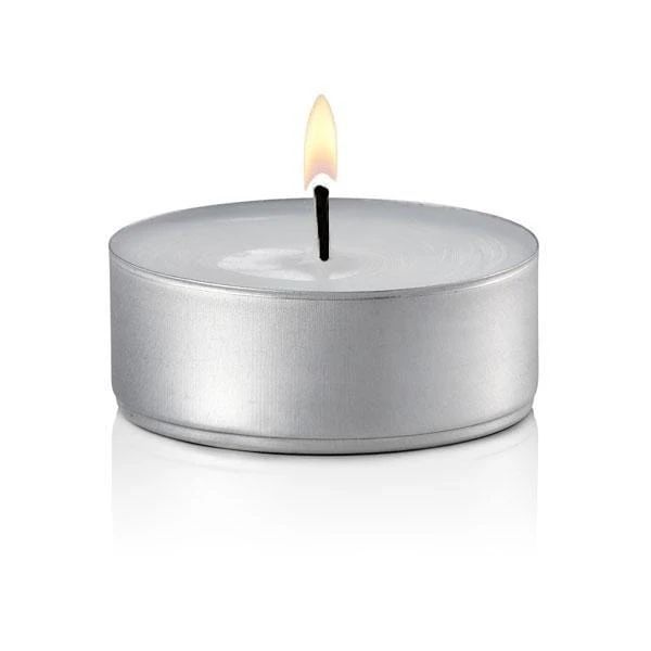Tea Light Wax Candles White - Pack of 50 Pieces