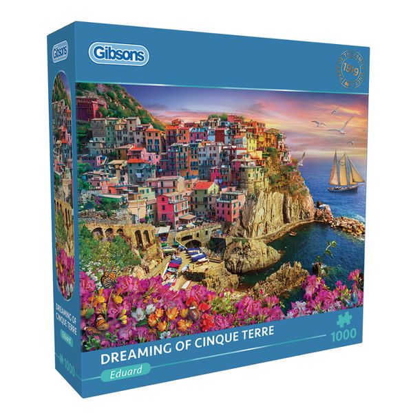 Gibsons Dreaming of Cinque Terre 1000 Piece Jigsaw Puzzle