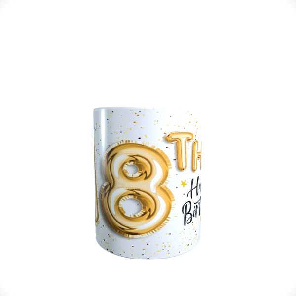 Birthday - 18th Happy Birthday - Coffee Mug