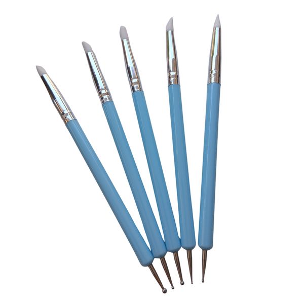 5 Piece UV Resin Painting Brush Pens
