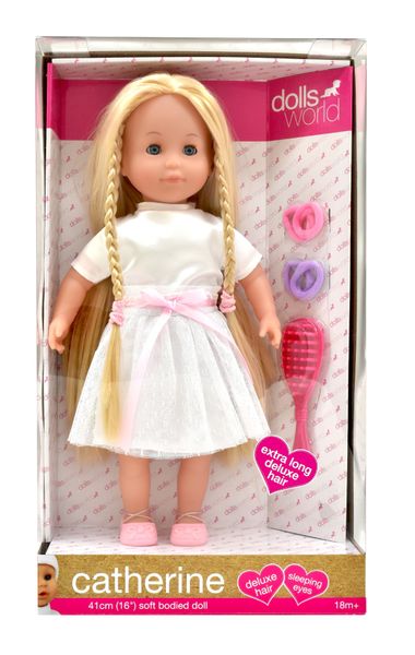 Catherine Deluxe Long Hair Play Doll 41cm (16-inch) - Pink