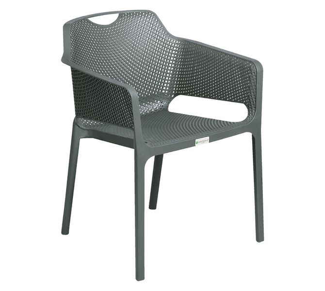 Roma Outdoor Chair - Anthracite - 510 x 595 x 790mm