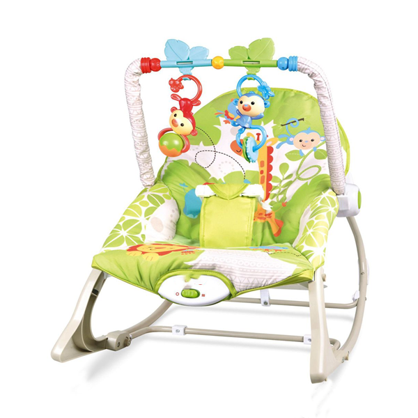 Baby Infant-to-Toddler Rocker-Green And Grey
