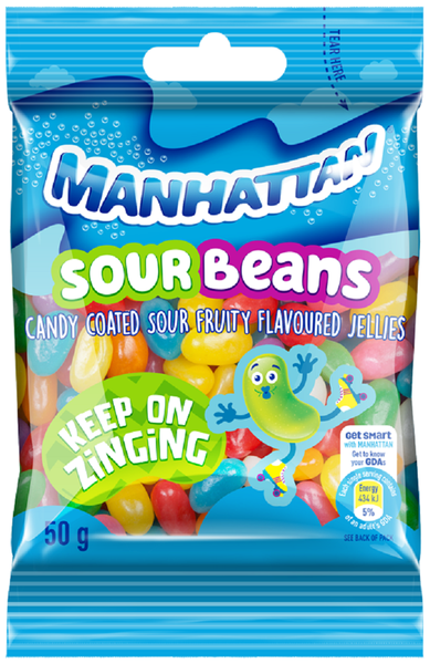 Manhattan Sour Beans 24x50g