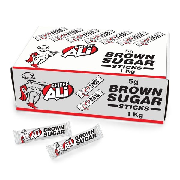 Brown Sugar Sachets 200 x 5 g - Cheff Ali
