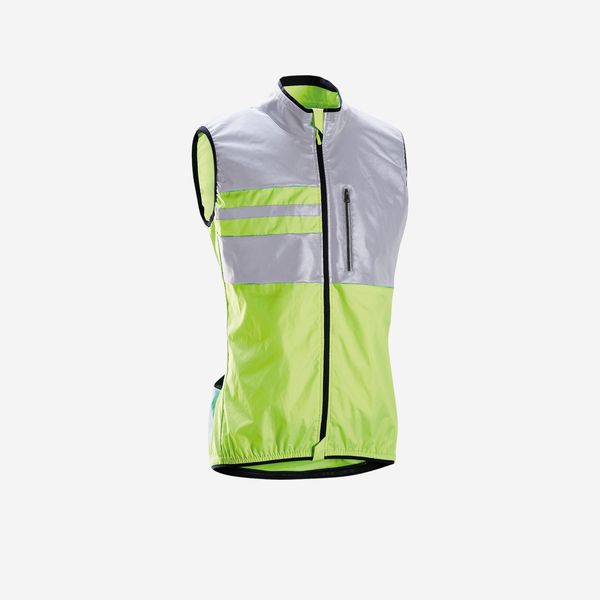 Van Rysel Men's Hi-Viz Cycling Jacket - Yellow