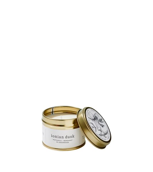 Amanda-Jayne Ionian Dusk Gold Tin Candle 80g