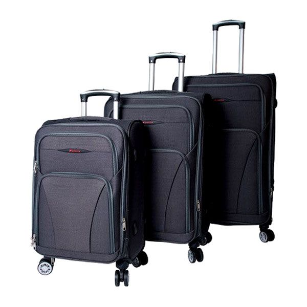 Paklite Hydrogen 3 Piece Luggage Set - Black | Buy Online in South ...