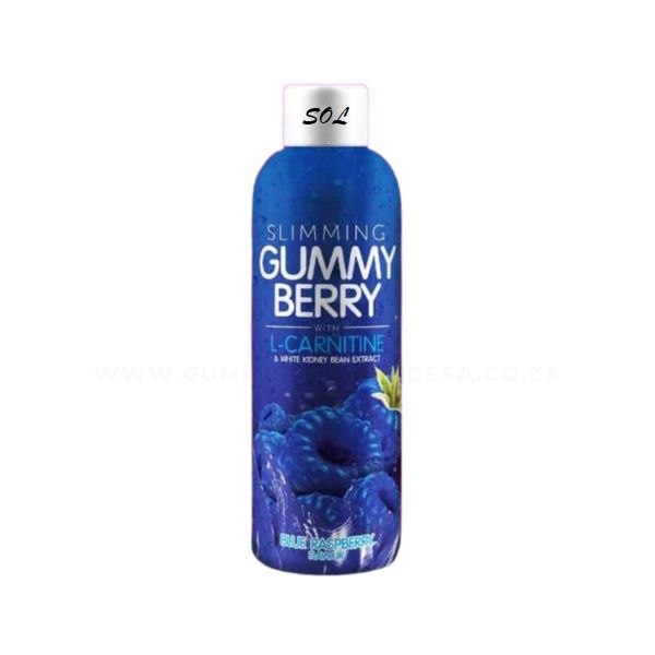 Gummy Berry Juice Extra Strong Blue Raspberry 250ml