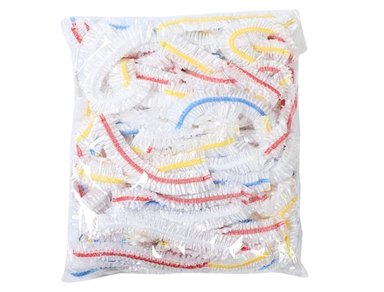 Elastic Plastic Food Covers Cling Film Food Bags Elasticated Bowl Fruit