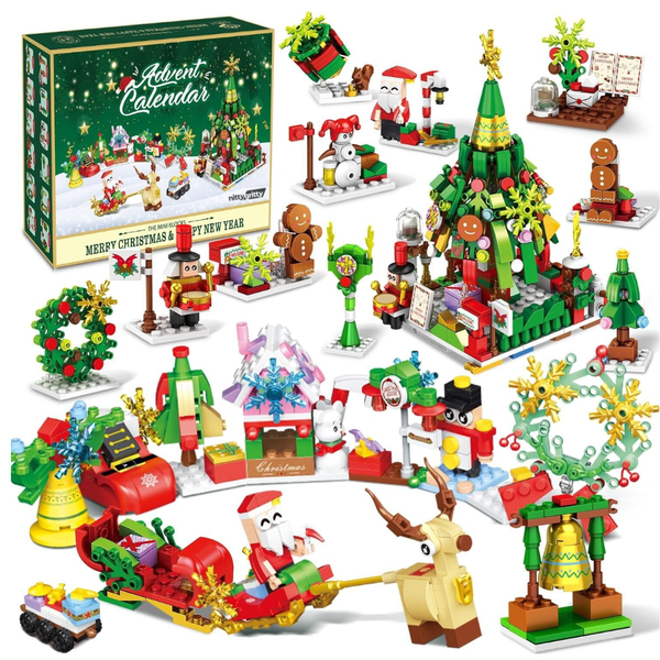 24-Day Buildable Christmas Toys Advent Countdown Calendar Nitty Gritty