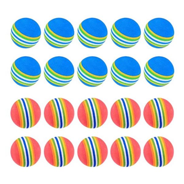 20 Pcs Golf Ballssoft Foam Garden Golf Balls Practice Golf Balls