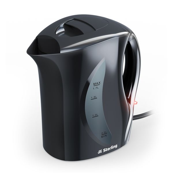 Sterling 1.7L Corded Kettle - Black