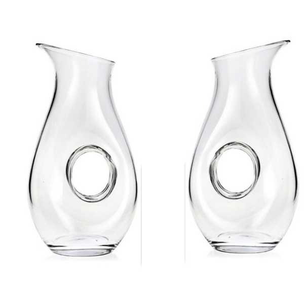 Set of 2 Stylish Decanters - 1.3L Each