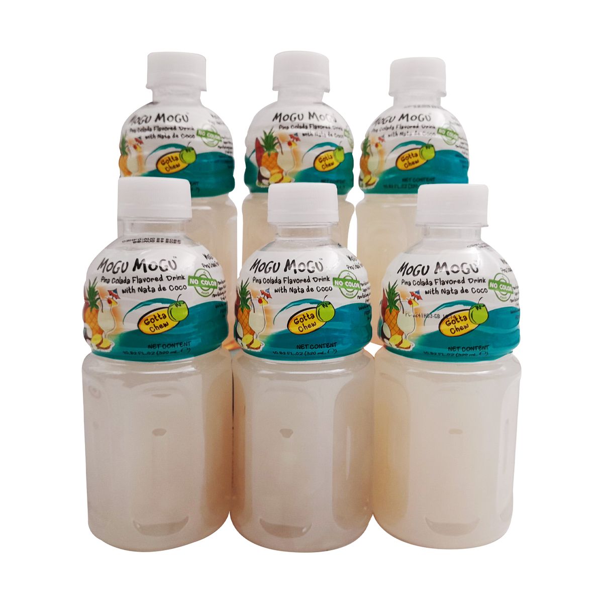 Sappe Mogu Mogu Pina Colada with Nata De Coco 6 x 320ml Buy Online