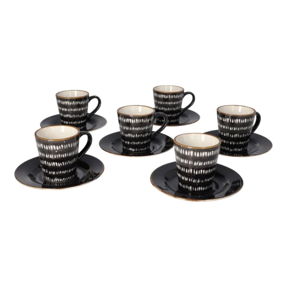Espresso Cup and Saucer Set - 100ml - 12 Pieces | Shop Today. Get