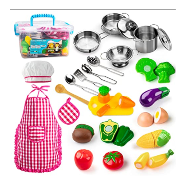 Kitchen Pretend Play Accessories Toys, Cooking Set - WJ-628