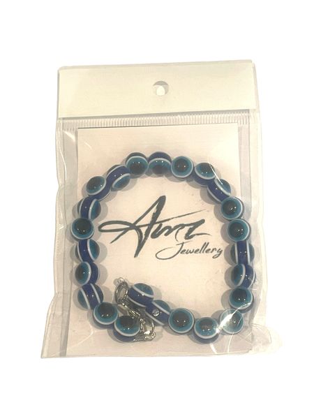 AMZ Jewellery Evil Eye Beaded Bracelet