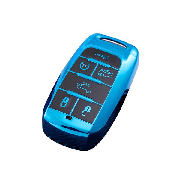 Car Key TPU Case &amp; Holder Compatible with CKC-JEEP-D/Jeep Type D