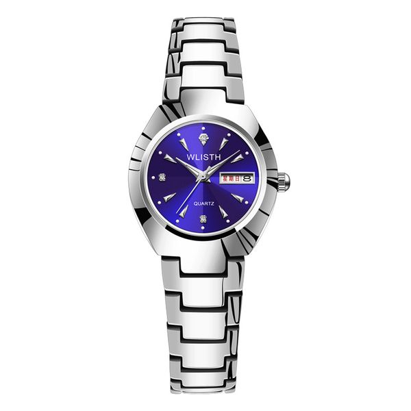 Ladies' watches with diamond inlay, women's watches with temperament, steel