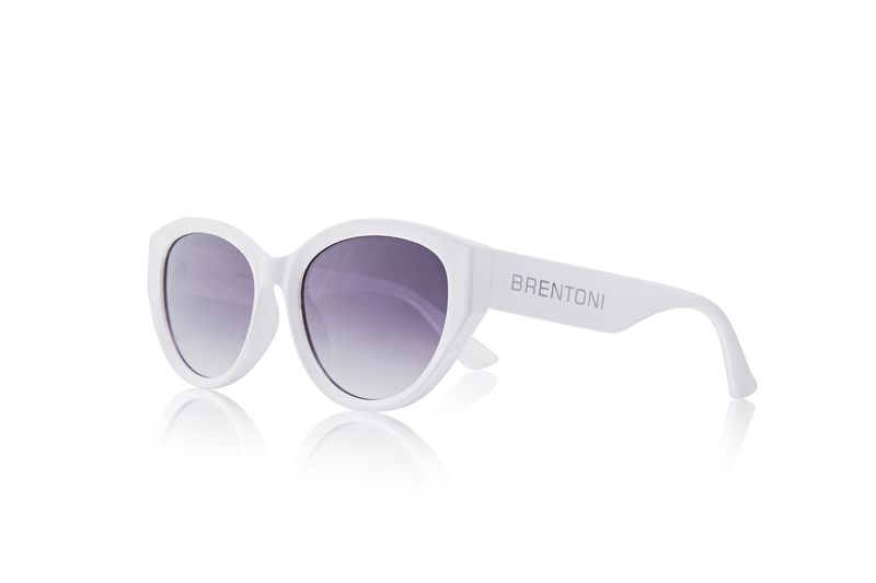 Brentoni Women White Cat Eye