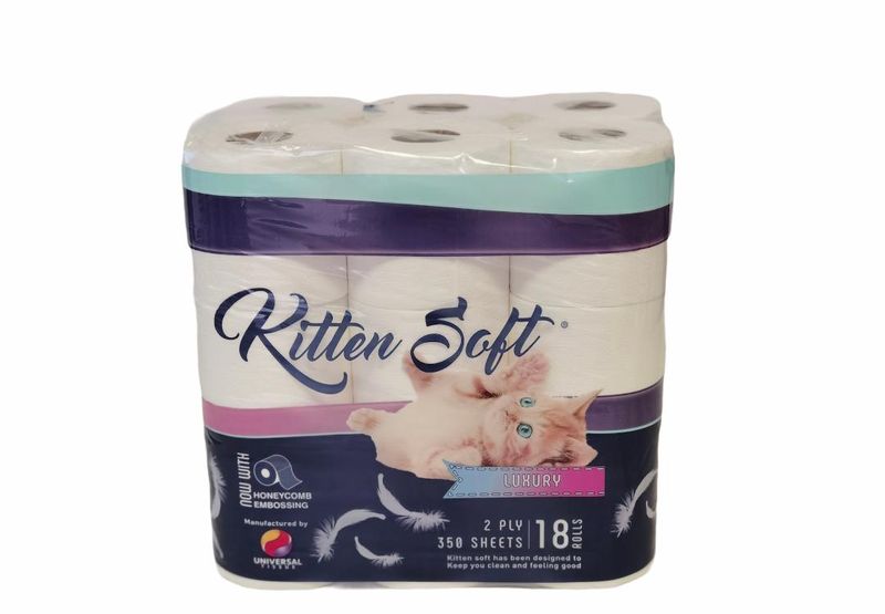 72 Rolls 2ply Toilet Paper - 4x18 Pack Luxury Toilet Roll