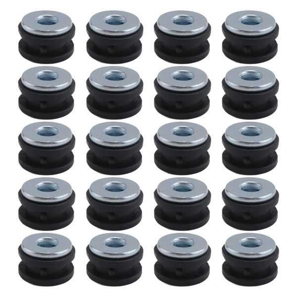 20Pcs Motorcycle Rubber Grommets Kits Motorcycle Windshield Bolts for Honda