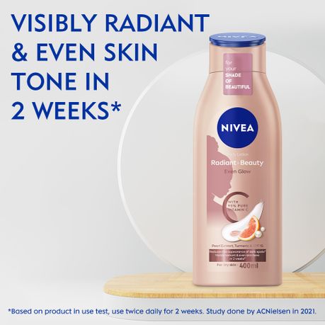 New NIVEA lightening lotion for fair skin: Nivea Radiant and Beauty Even  Glow lotion review 