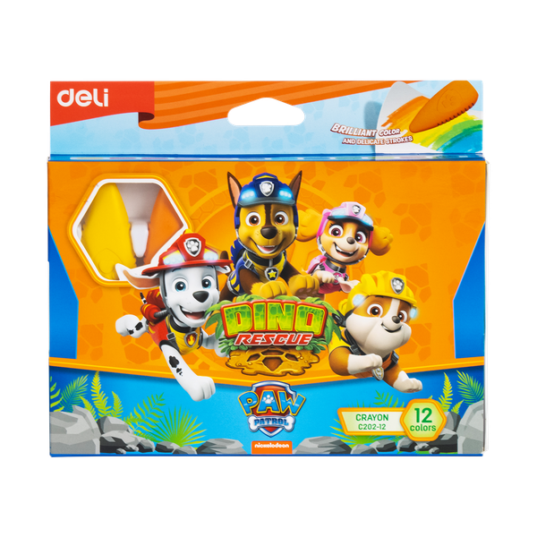 Deli Paw Patrol Crayons - 12 colors