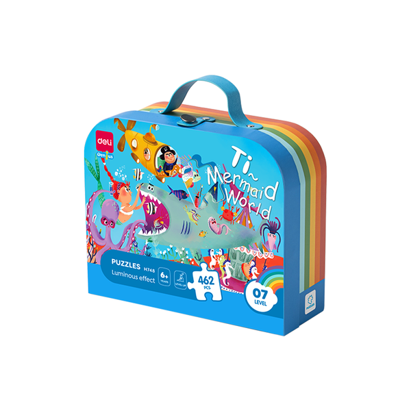 DELI Puzzles Set - Luminous &amp; Engaging, Fun for Kids &amp; Adults