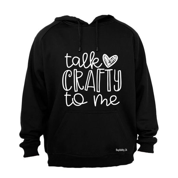 Talk Crafty To Me - Ladies - Hoodie - Grey