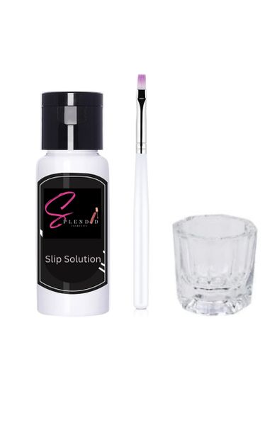 Splendid Cosmetics 3 Piece Polygel Nail Liquid Slip Solution Kit