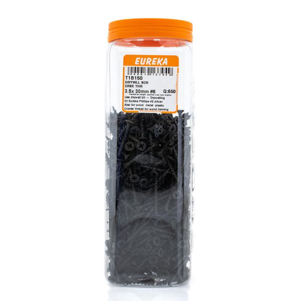 EUREKA Drywall Screw Coarse Thread 3.5 x 30mm #6 Q:650 T1B150
