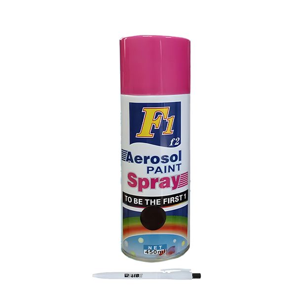 2Pcs Quality 450 ml Peach Red Car/Multipurpose Spray Paint With ReVibe Pen