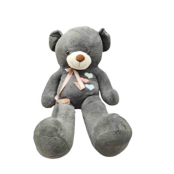 Plush Grey Teddy Bear 1.5m - Extra Large Cuddly Soft Toy