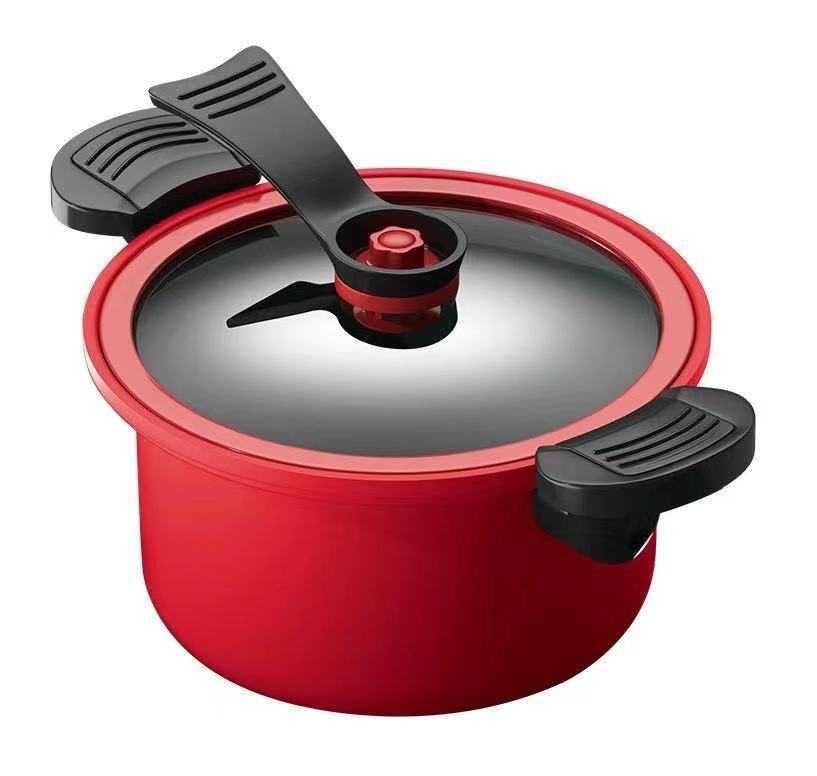 Stew Soup & Stock Pots With Lid Lock Stainless Steel Low Pressure