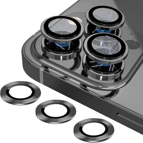 Camera Lens Protector Compatible With IPhone 14 Pro Max-Black Image