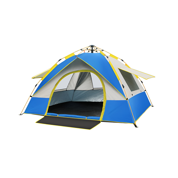 2 x 1.5 x 1.25m Portable Foldable Floor Tent With 2 Doors and 2 Windows