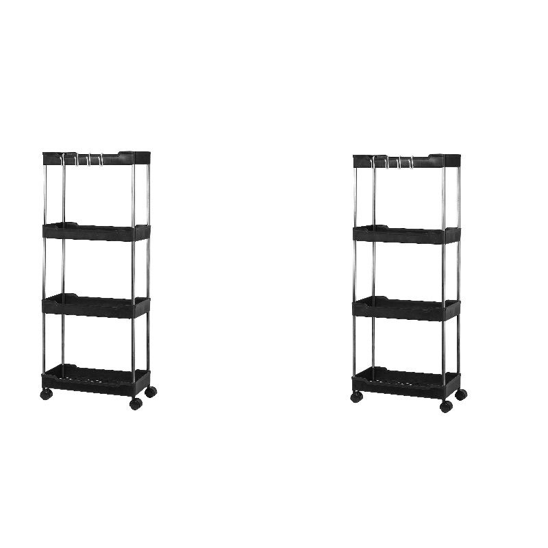 2 Pack- Multi Purpose 4-Layer Handcart