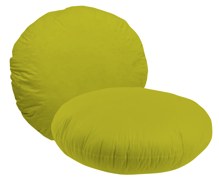 PepperSt - Round Cushion Cover Set – Yellow (5 Sizes available)
