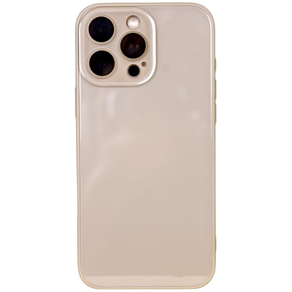 Glossy Phone Case - Compatible with 16 Pro Max - Cream-Beige
