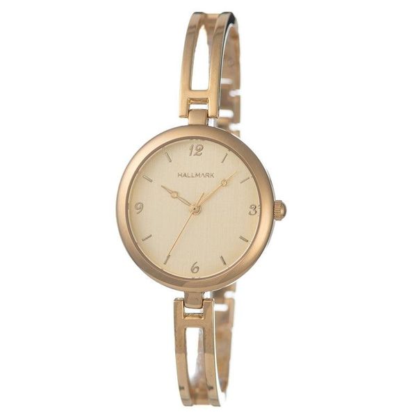Hallmark Ladies Champagne Dial - Gold -30mm