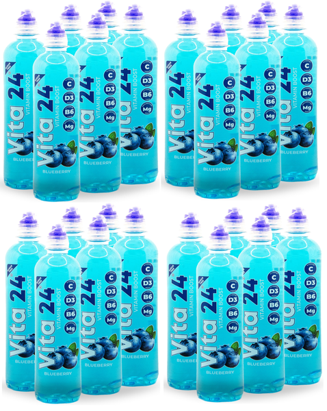 Vita24 Vitamin Boost Blueberry Drink 500ml - 24 Pack