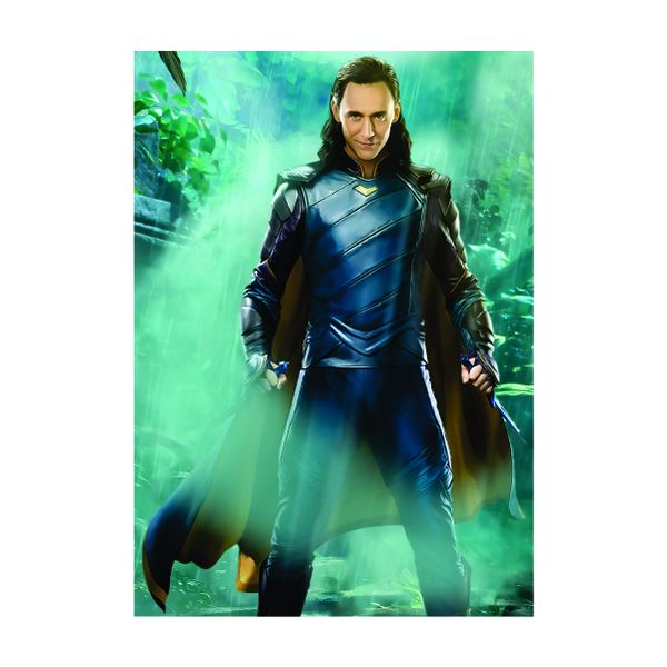 Loki City Blue - A1 Poster