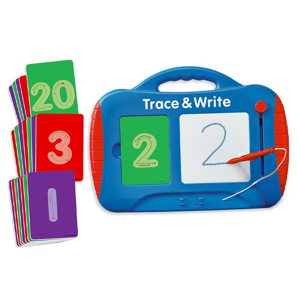 Trace and Write Number Centre for Kids - Blue