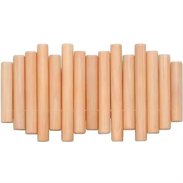 Wall Mounted Rack With Folding Hooks Modern Wooden Rack